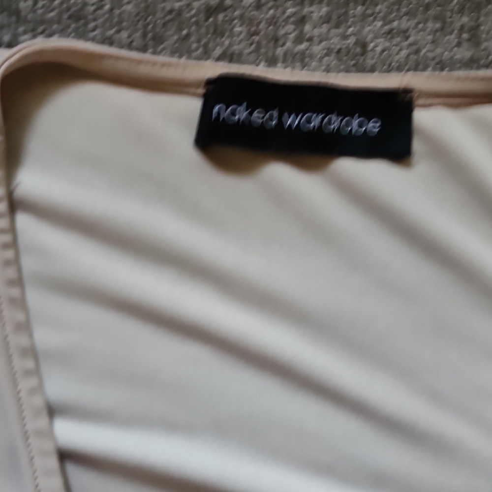 Naked Wardrobe Beige Long Sleeve Maxi Dress - Picture 11 of 14